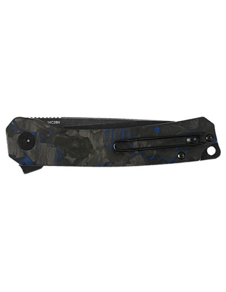 Couteau pliant QSP Osprey Noir/Bleu - 11494 - Khurts.com