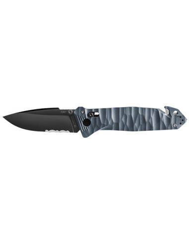 Couteau pliant TB Outdoor CAC S200 Mixte Toxifi&eacute; - 3 fonctions - Ardoise - 11515 - Khurts.com