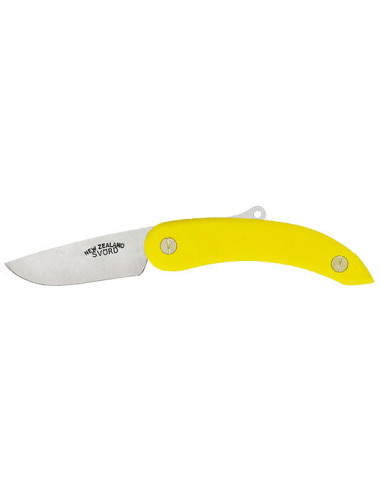 Cuchillo Fijo Svord Peasant Amarillo: Filo Duradero y Vers&aacute;til