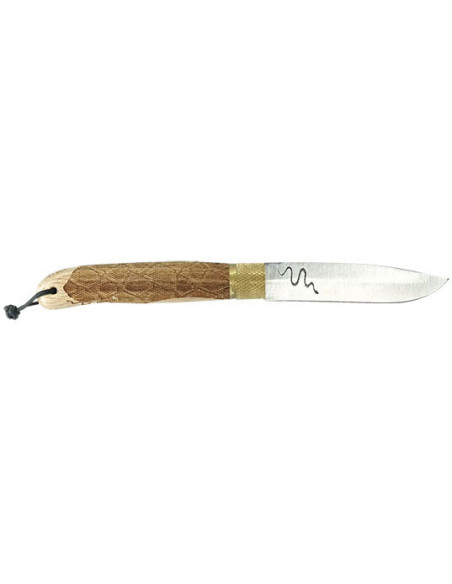 Coltello Pieghevole Sauvage: Precisione ed Eleganza in Faggio