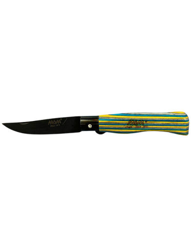 Couteau pliant MAM Color Lovers Douro Bleu Jaune Vert - 11864 - Khurts.com
