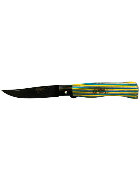 Couteau pliant MAM Color Lovers Douro Bleu Jaune Vert - 11864 - Khurts.com