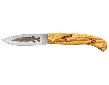 Couteau pliant Agora Tec S&eacute;rie personnalis&eacute;e 78 - Brochet - 11890 - Khurts.com