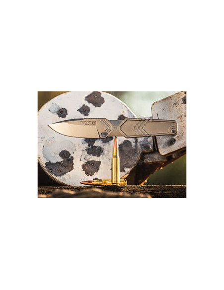 Couteau fixe TB Outdoor Impact 127 Gris - 12093 - Khurts.com