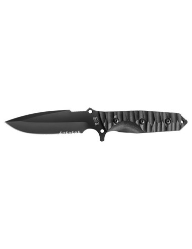 Couteau fixe TB Outdoor Maraudeur Mixte G10 Toxifi&eacute; - Noir - 12124 - Khurts.com