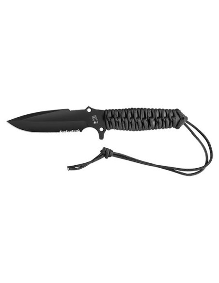 Feststehendes Messer TB Outdoor Maraudeur Paracord 550 Mixte - Noir - 12137 - Khurts.com