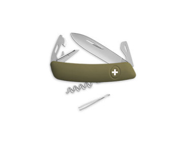 Schweizer Taschenmesser Swiza D03 Allmatt - Olive - 12776 - Khurts.com