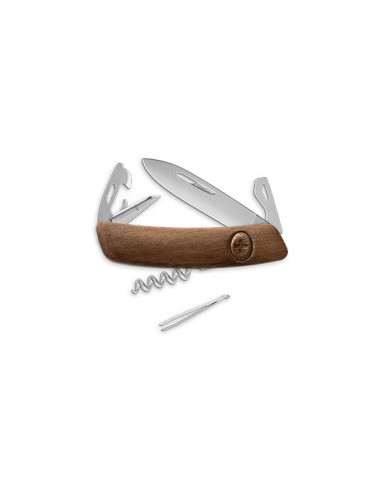 Schweizer Taschenmesser Swiza D03 Allmatt, Nussbaum - 12778 - Khurts.com