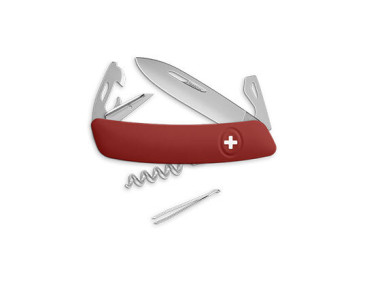 Schweizer Taschenmesser Swiza D03 Allmatt, rot - 12779 - Khurts.com