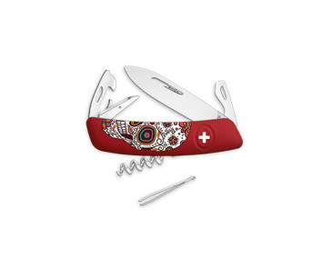 Schweizer Taschenmesser Swiza D03, Mexican Skull - 12789 - Khurts.com
