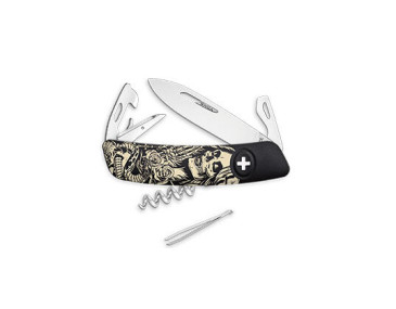 Schweizer Taschenmesser Swiza D03, Dia De Los Muertos - 12791 - Khurts.com