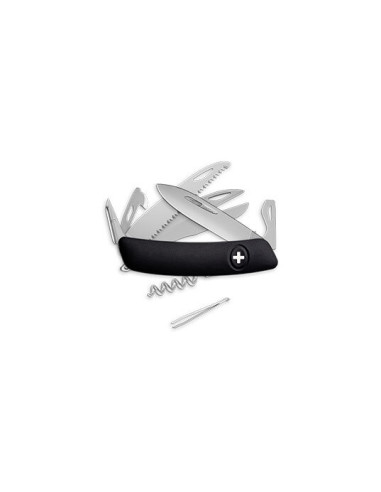 Couteau Suisse Swiza D09 Allmatt - noir - 12796 - Khurts.com
