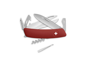 Schweizer Taschenmesser Swiza D07 Allmatt - rot - 12800 - Khurts.com