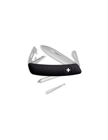Couteau Suisse Swiza D04 Allmatt - noir - 12807 - Khurts.com