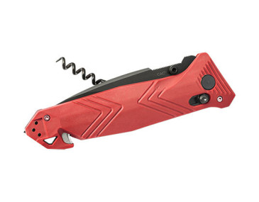 Coltello Pieghevole Rosso TB Outdoor CAC : Versatilit&agrave; e Sicurezza 2