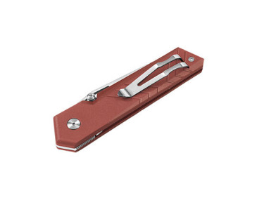 Coltello Pieghevole Rosso TB Outdoor : Precisione e Sicurezza Ineguagliabili 2