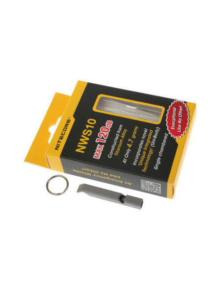 Sifflet d'urgence - Titane Nitecore NWS10 - 13153 - Khurts.com
