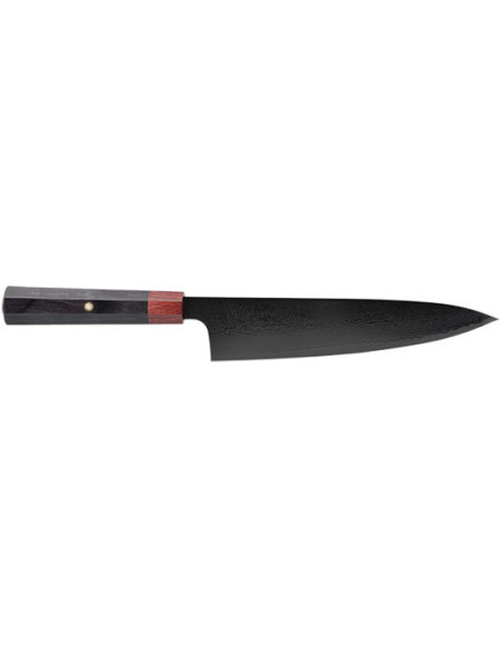 Yaxell REI Chef Knife: Damascus Precision and Samurai Elegance