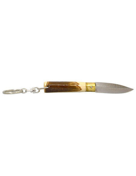 Schl&uuml;sselanh&auml;nger-Messer Jos&eacute; Da Cruz Mini R&uacute;stica - Inox - 13255 - Khurts.com