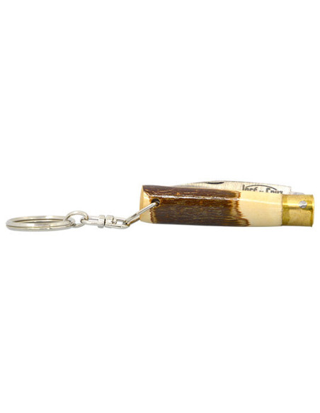 Schl&uuml;sselanh&auml;nger-Messer Jos&eacute; Da Cruz Mini R&uacute;stica - Inox - 13256 - Khurts.com