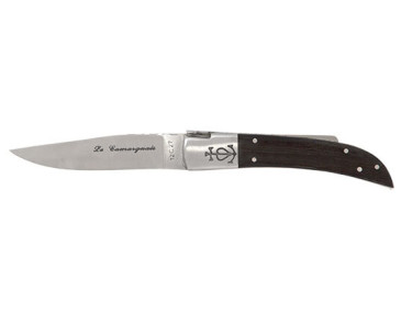 Camarguais N&deg;12 Knife: Elegance and Safety in Ebony