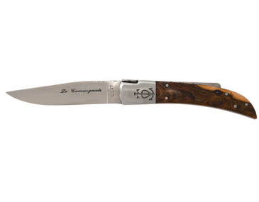 Camarguais N&deg;12 Knife: Elegance and Safety in Pistachio Wood