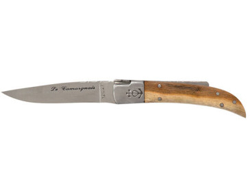 Camarguais N&deg;10 Knife: Precision and Elegance in Pistachio Wood