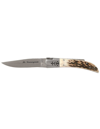 Camarguais N&deg;12 Knife: Elegance and Precision in Deer Antler