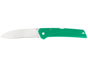 Regionalmesser Florino Kiana gr&uuml;n Gezahnte Klinge 87mm - 13290 - Khurts.com