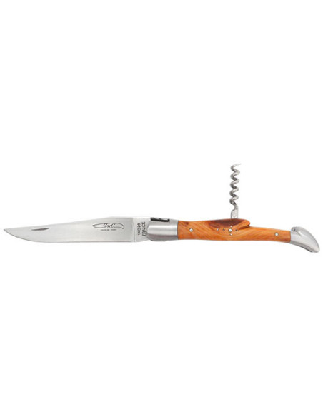 Laguiole Thiers Knife: Elegance and Precision in Cade Wood