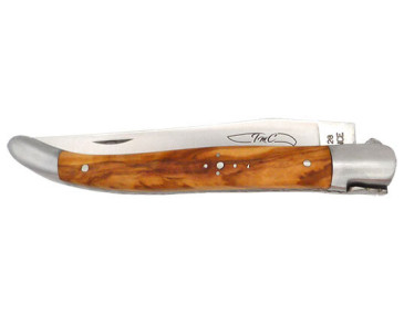Regionalmesser Coutelier de Thiers Laguiole 1-teilig Griff Olivenholz - 13305 - Khurts.com 2