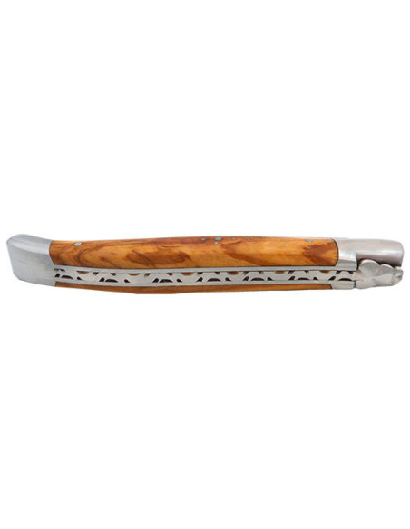 Regionalmesser Coutelier de Thiers Laguiole 1-teilig Griff Olivenholz - 13307 - Khurts.com