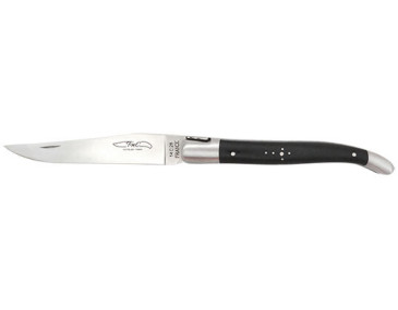 Regionalmesser Coutelier de Thiers Laguiole 1-teilig Griff Ebenholz - 13308 - Khurts.com