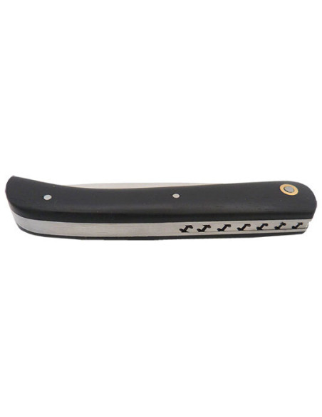 Le Ti'Pot' Knife: Elegance and Precision in Ebony Wood