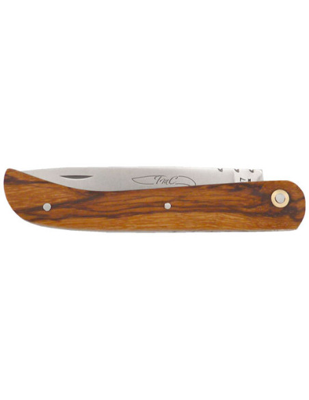 Le Ti'Pot' Knife: Precision and Elegance in Snakewood