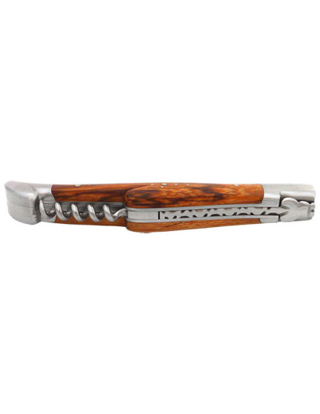 Cuchillo Laguiole Thiers: Elegancia y Precisi&oacute;n en Madera de Serpiente