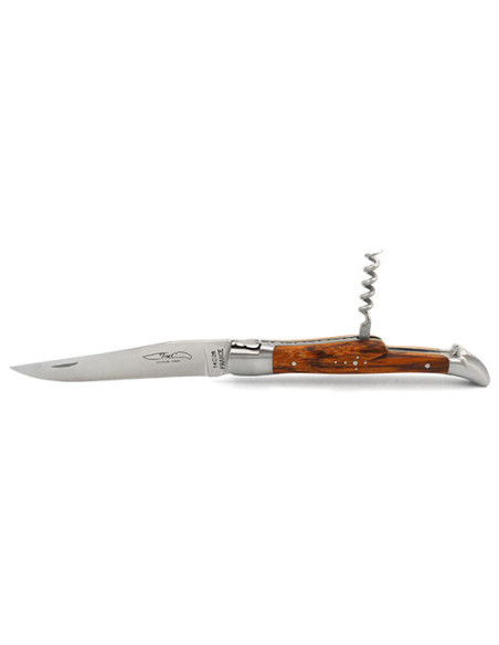 Cuchillo Laguiole Thiers: Elegancia y Precisi&oacute;n en Madera de Serpiente