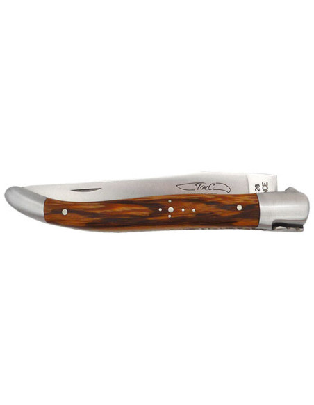 Navaja Laguiole Thiers: Precisi&oacute;n y Elegancia en Madera de Serpiente
