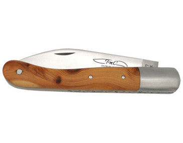 Cuchillo Thiers Aurillac: Precisi&oacute;n y Elegancia en Madera de Enebro 2