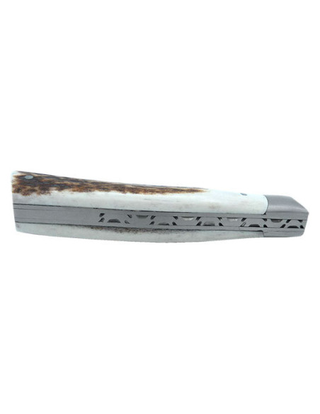 Coltello Alpin Thiers: Precisione ed Eleganza in Corno di Cervo
