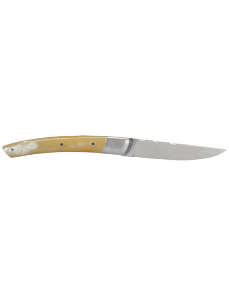 Cuchillo Le Thiers de Cuerno Claro: Elegancia y Precisi&oacute;n Artesanal