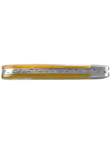 Coltello Le Thiers in Corno Chiaro: Eleganza e Precisione Artigianale