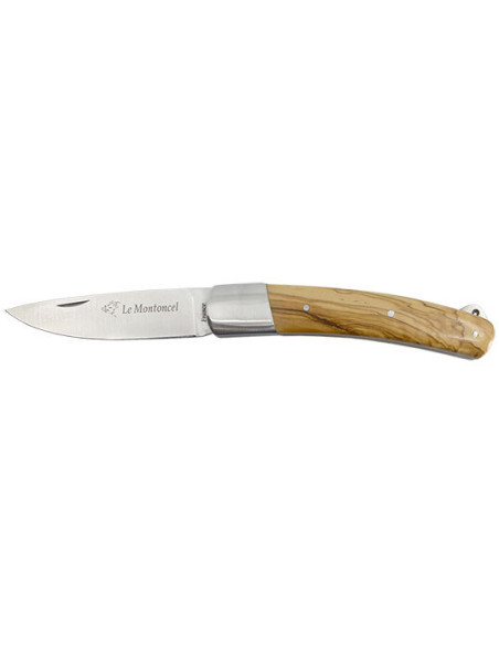 Regionalmesser Messerschmiede Chevalerias Le Montoncel Griff Olivenholz - 13428 - Khurts.com