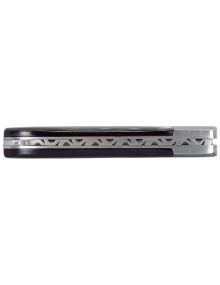 Regionalmesser Messerschmiede Chevalerias Le Montoncel Griff Schwarzes Horn - 13435 - Khurts.com