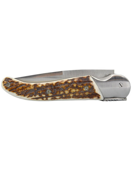 Couteau R&eacute;gional Coutellerie Chevalerias Chasse Couttier Manche Bois de Cerf - 13443 - Khurts.com