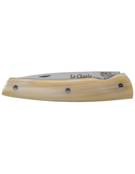 Le Charly Knife: Elegance and Precision with Horn Handle