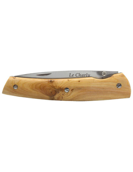 Cuchillo Le Charly: Precisi&oacute;n y Elegancia con Mango de Enebro
