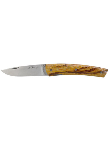 Cuchillo Le Charly: Elegancia y Rendimiento en Madera de Serpiente