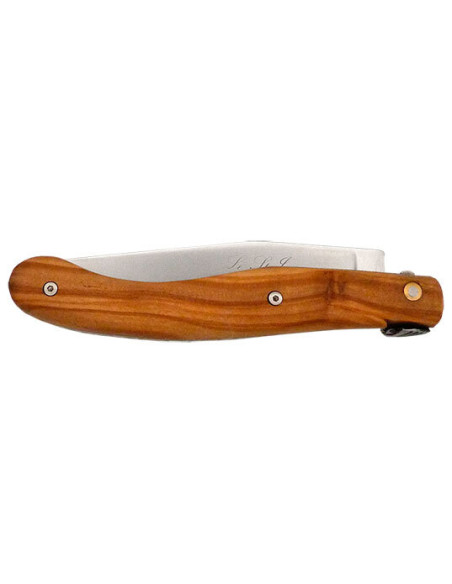 Couteau R&eacute;gional Coutelier de Thiers St Jacques Manche Olivier - 13485 - Khurts.com