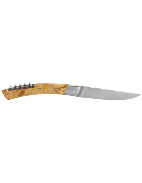 Regionalmesser Messerschmiede Chevalerias Le Thiers 2-teilig Olivenholzgriff - 13520 - Khurts.com